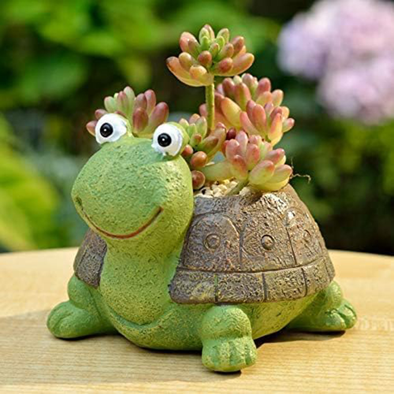 Bonsai Garden Gift - Милый плантатор в виде черепахи, искусственный