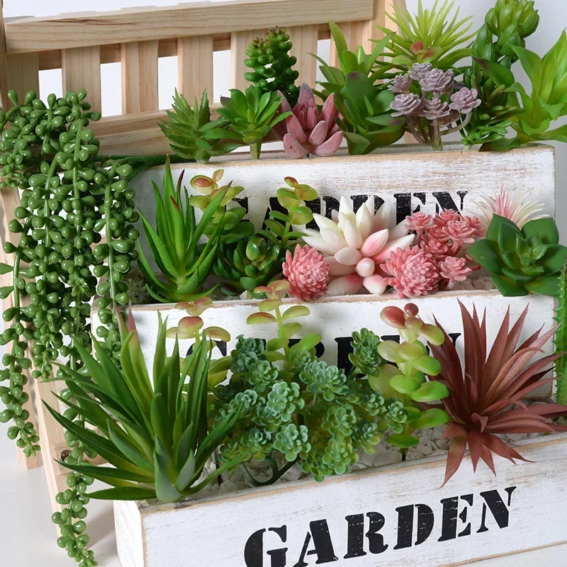 10/20 шт. искусственных суккул – обзор и цена Bonsai Garden For Home